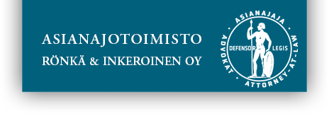Asianajotoimisto Rönkä & Inkeroinen Oy Logo